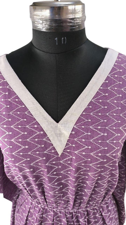 Lavender Breeze Kaftan Dress