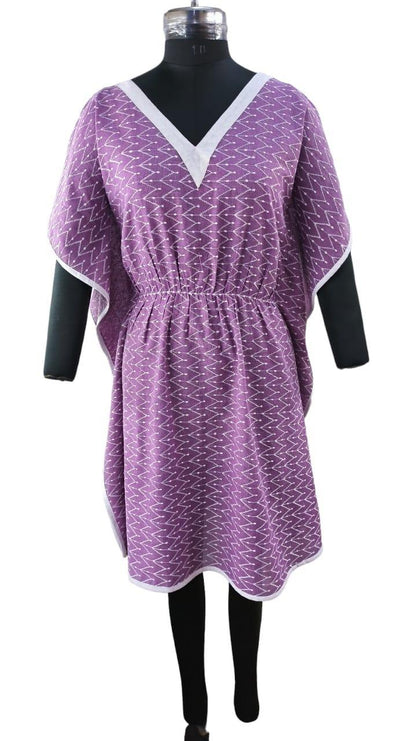 Lavender Breeze Kaftan Dress