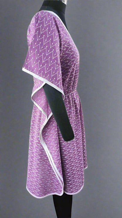 Lavender Breeze Kaftan Dress