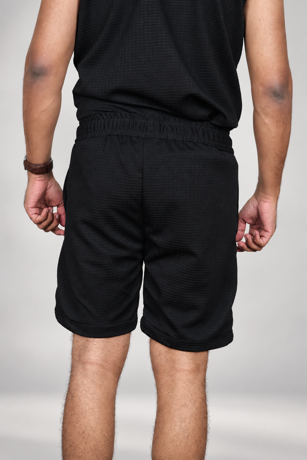 Men’s Black Rose Graphic Shorts