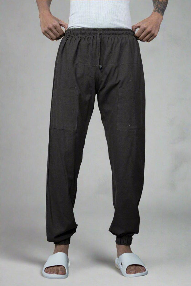 
                      
                        Plain Brown Cotton Jogger Pajama
                      
                    