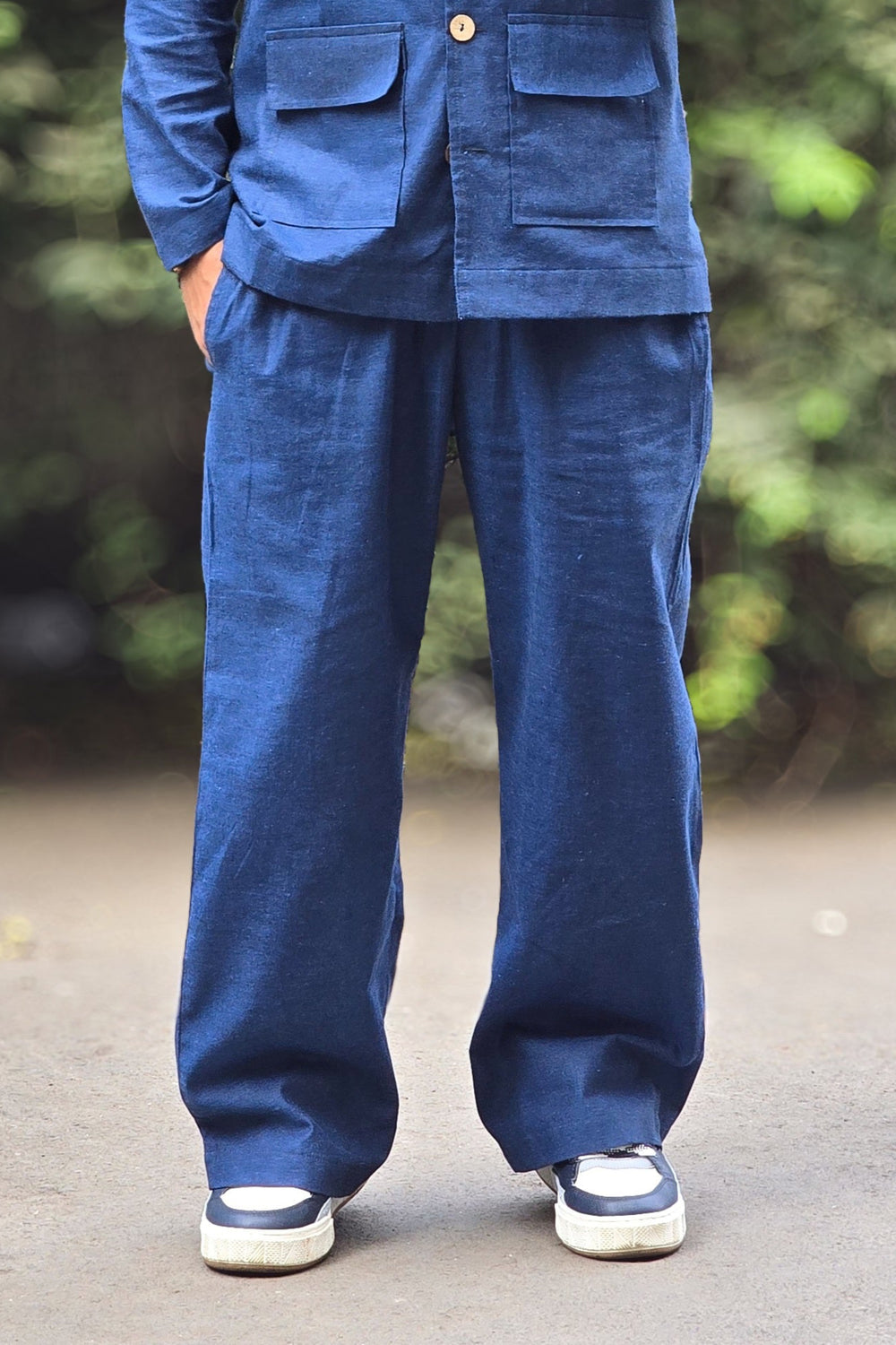 Denim Color Cotton Pajama