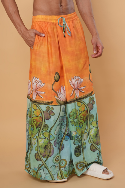 Serenity Lotus Wrap Pajamalungi
