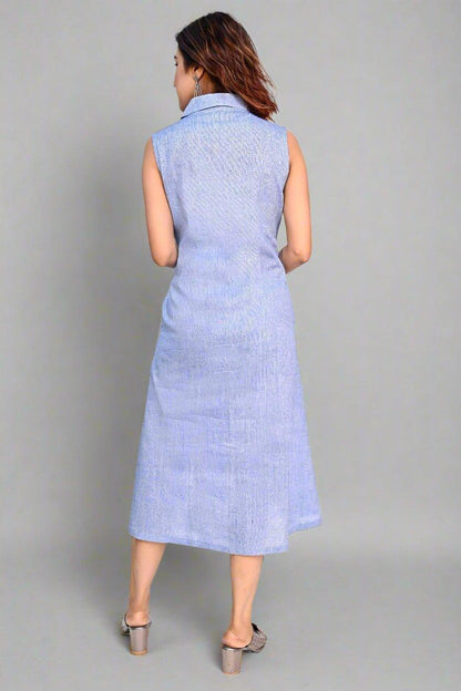Periwinkle Blue Sleeveless Dress