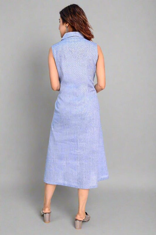 Periwinkle Blue Sleeveless Dress