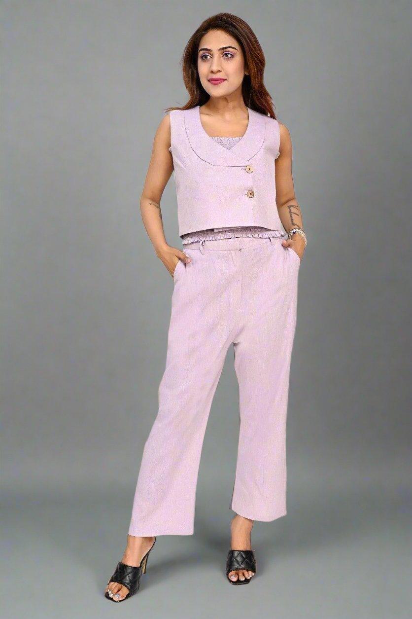 Velvet Lavender Ensemble Cord Set