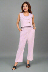 Velvet Lavender Ensemble Cord Set