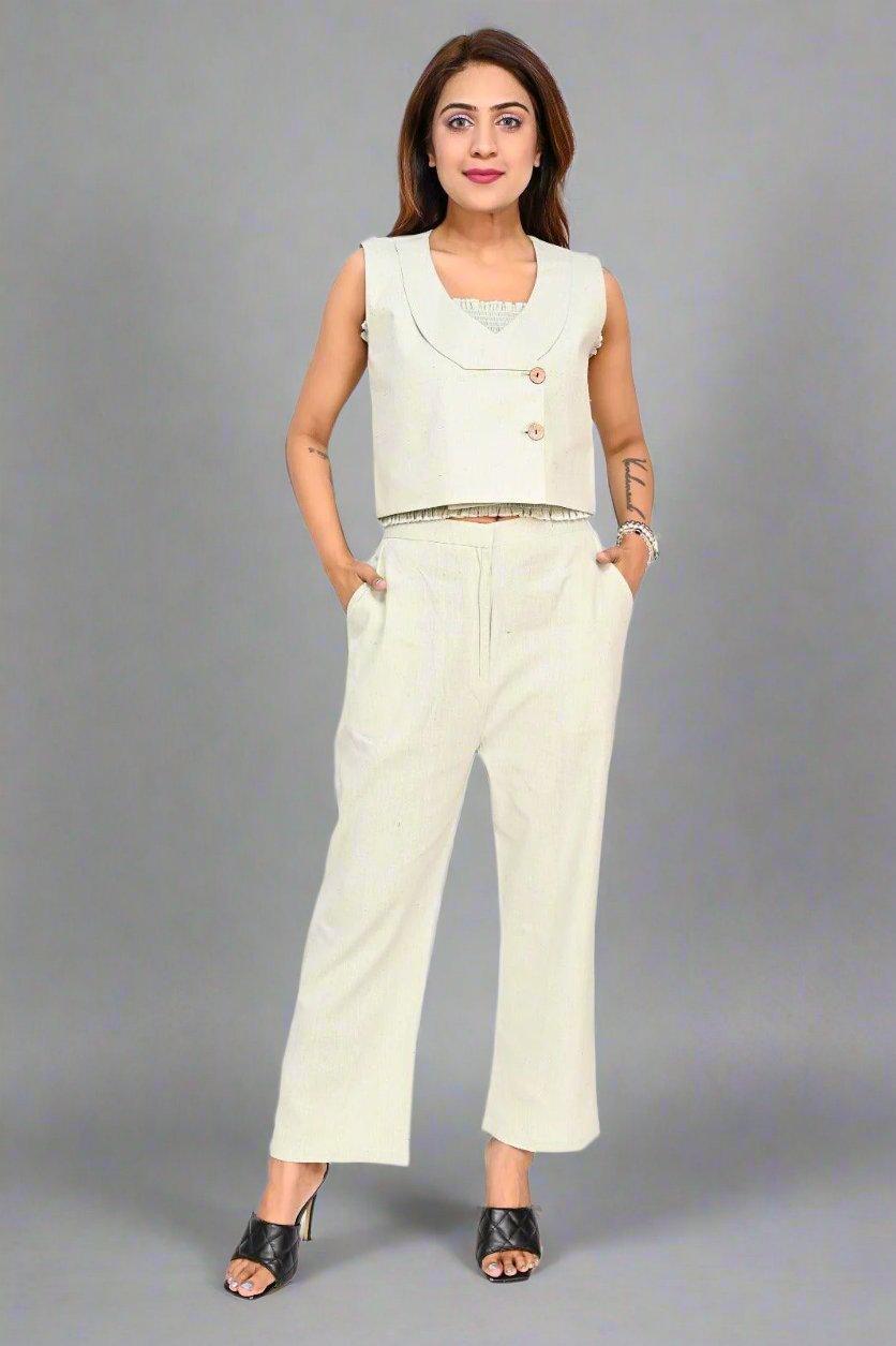 Velvet Sage Green Ensemble Cord Set