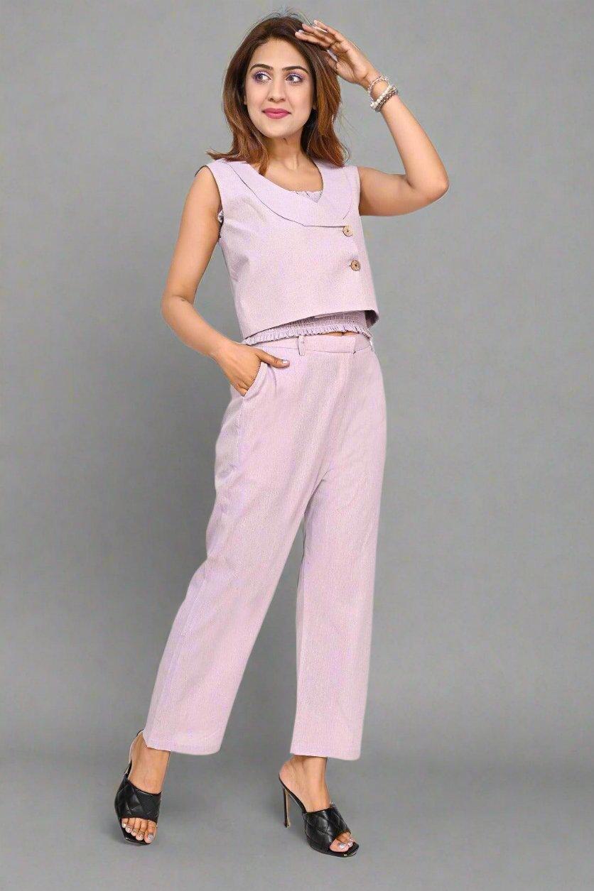 Velvet Lavender Ensemble Cord Set