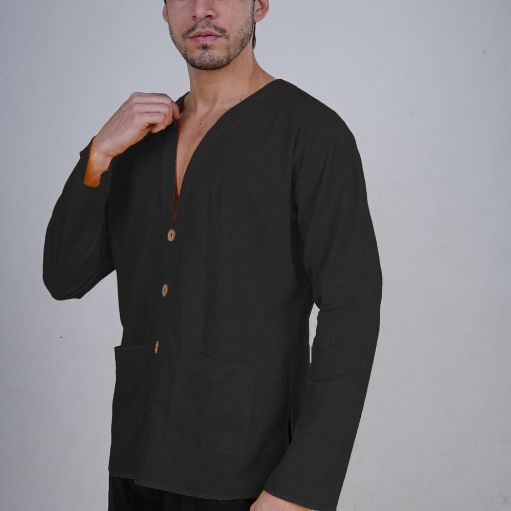 Black Elegance Kurta