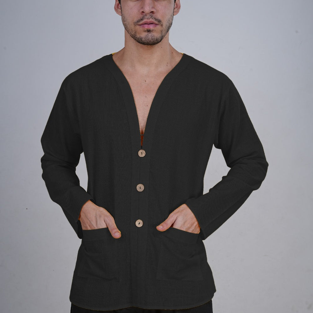 Black Elegance Kurta