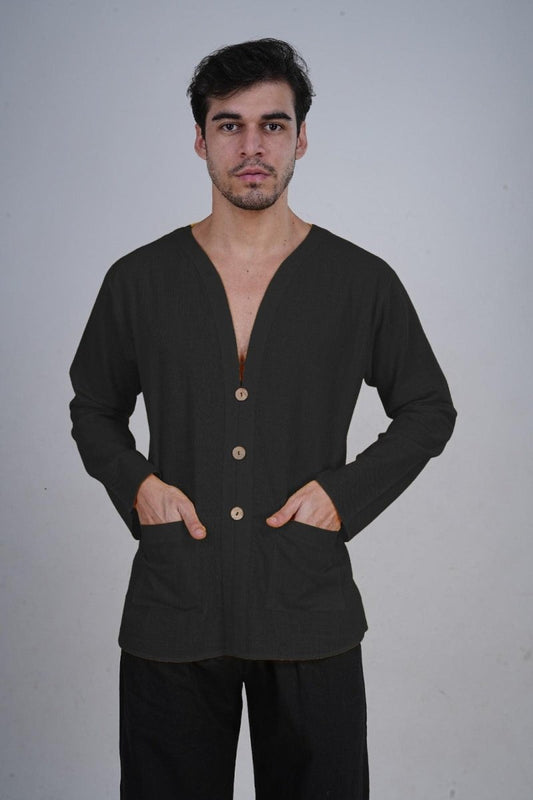 Black Elegance Kurta