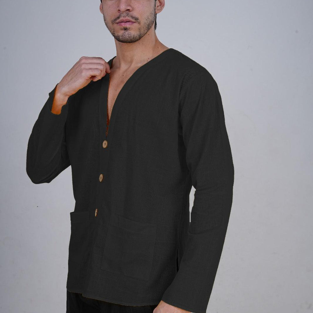 Black Elegance Kurta