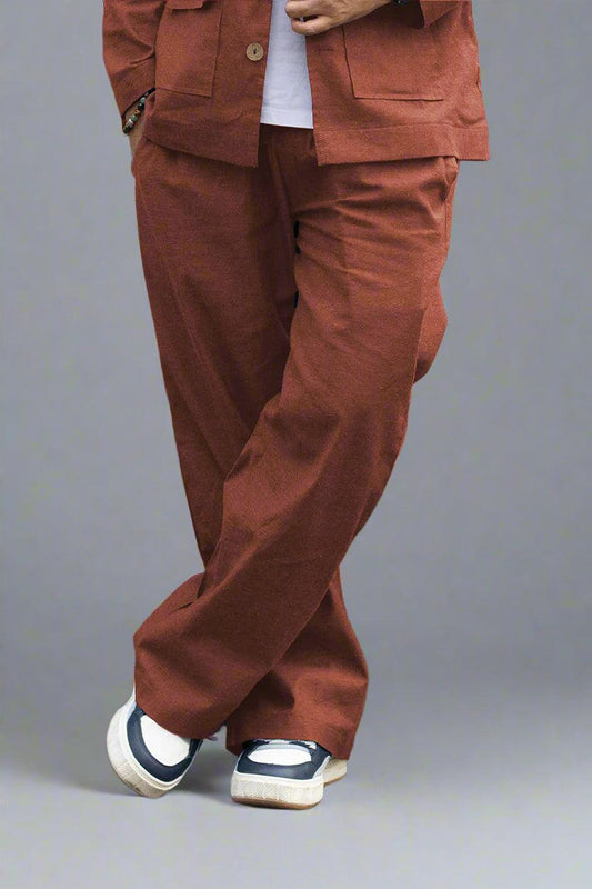 Rust Brown Cotton Pajama