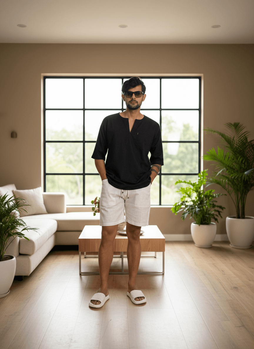 OFF White Short for Beach