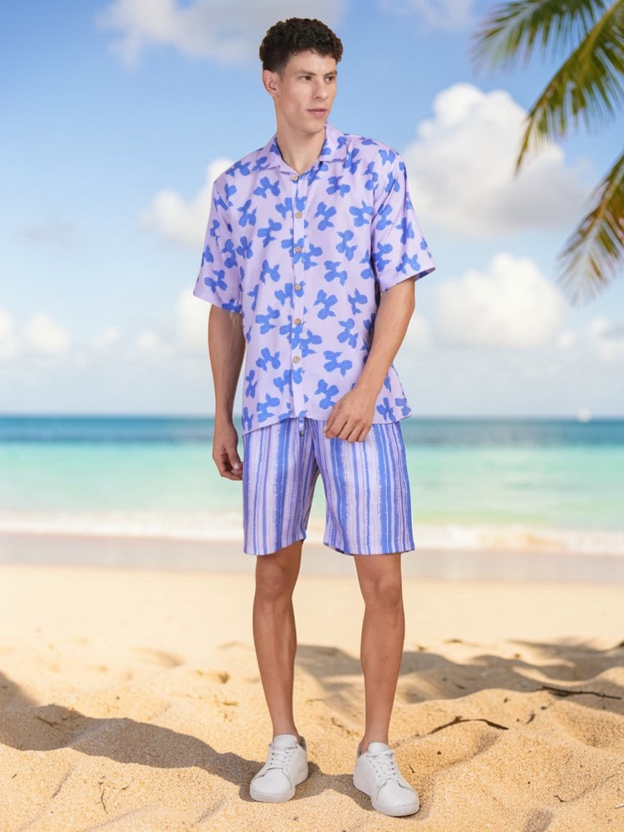 Indigo Bloom shorts