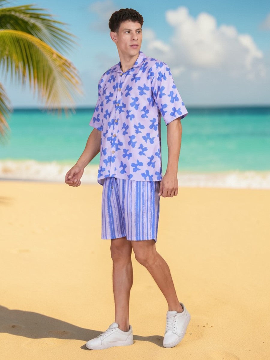 Indigo Bloom shorts