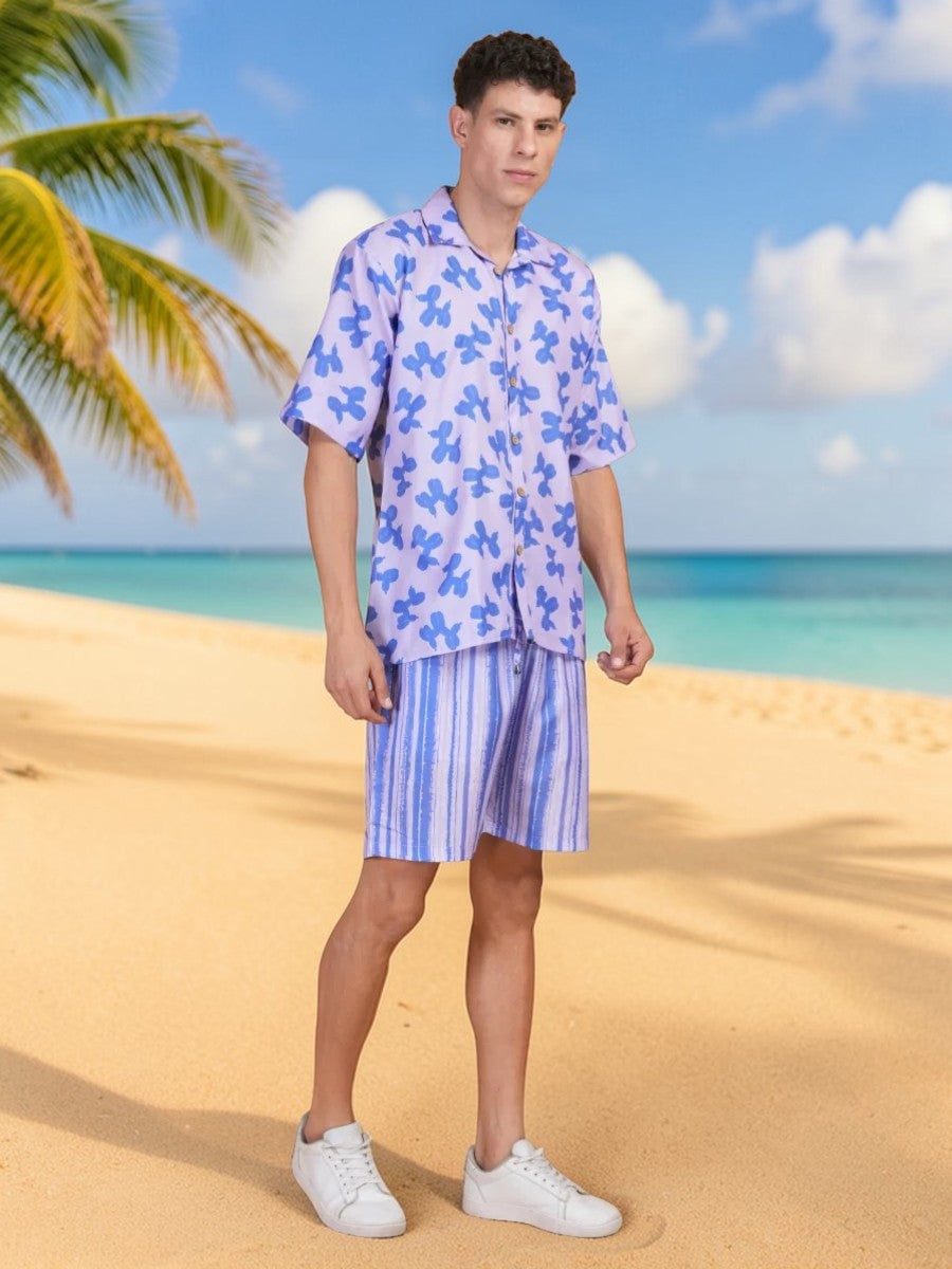 Indigo Bloom shorts
