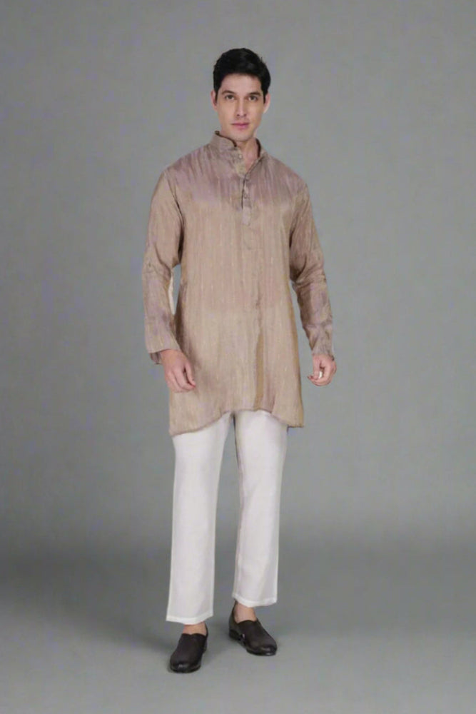 Golden Aura Kurta & Pajama Set