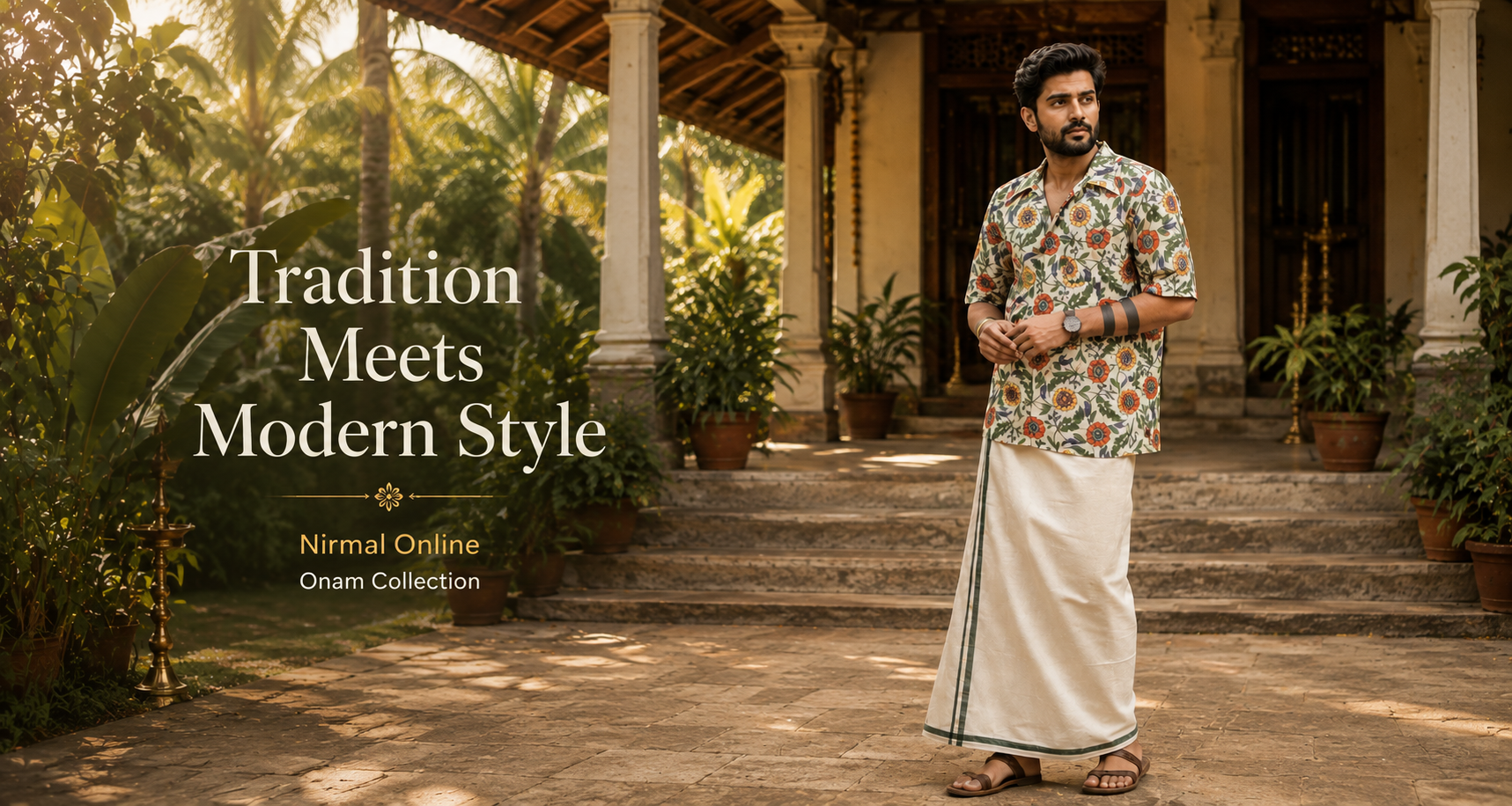 new onam look