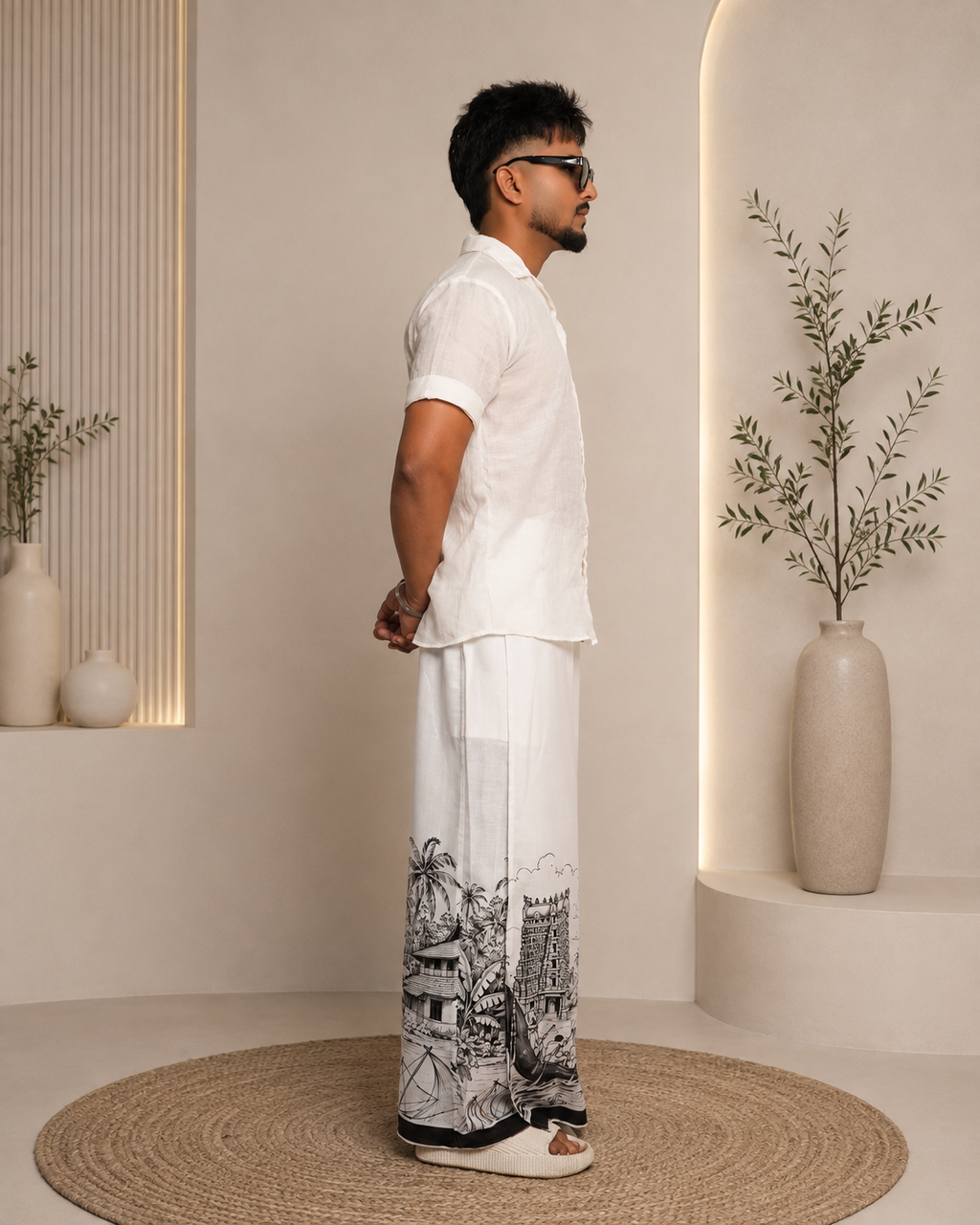 Heritage Linen Printed Men's Lungi