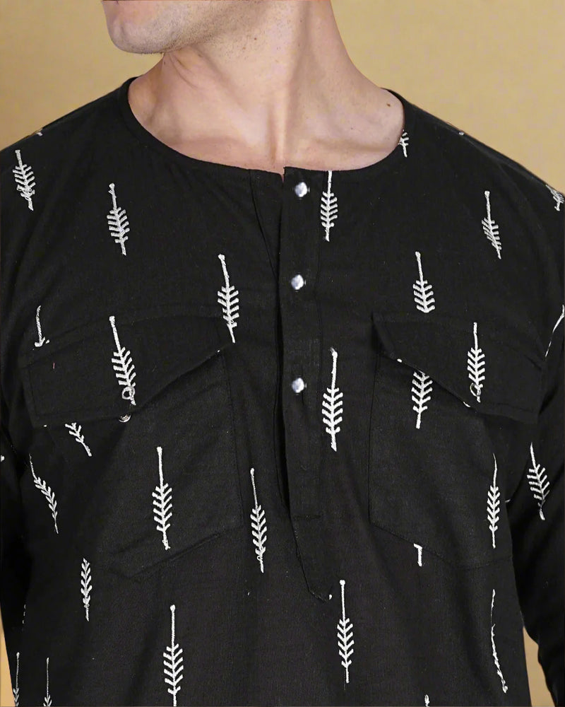 
                      
                        Noir Majesty Kurta Pajama Set
                      
                    