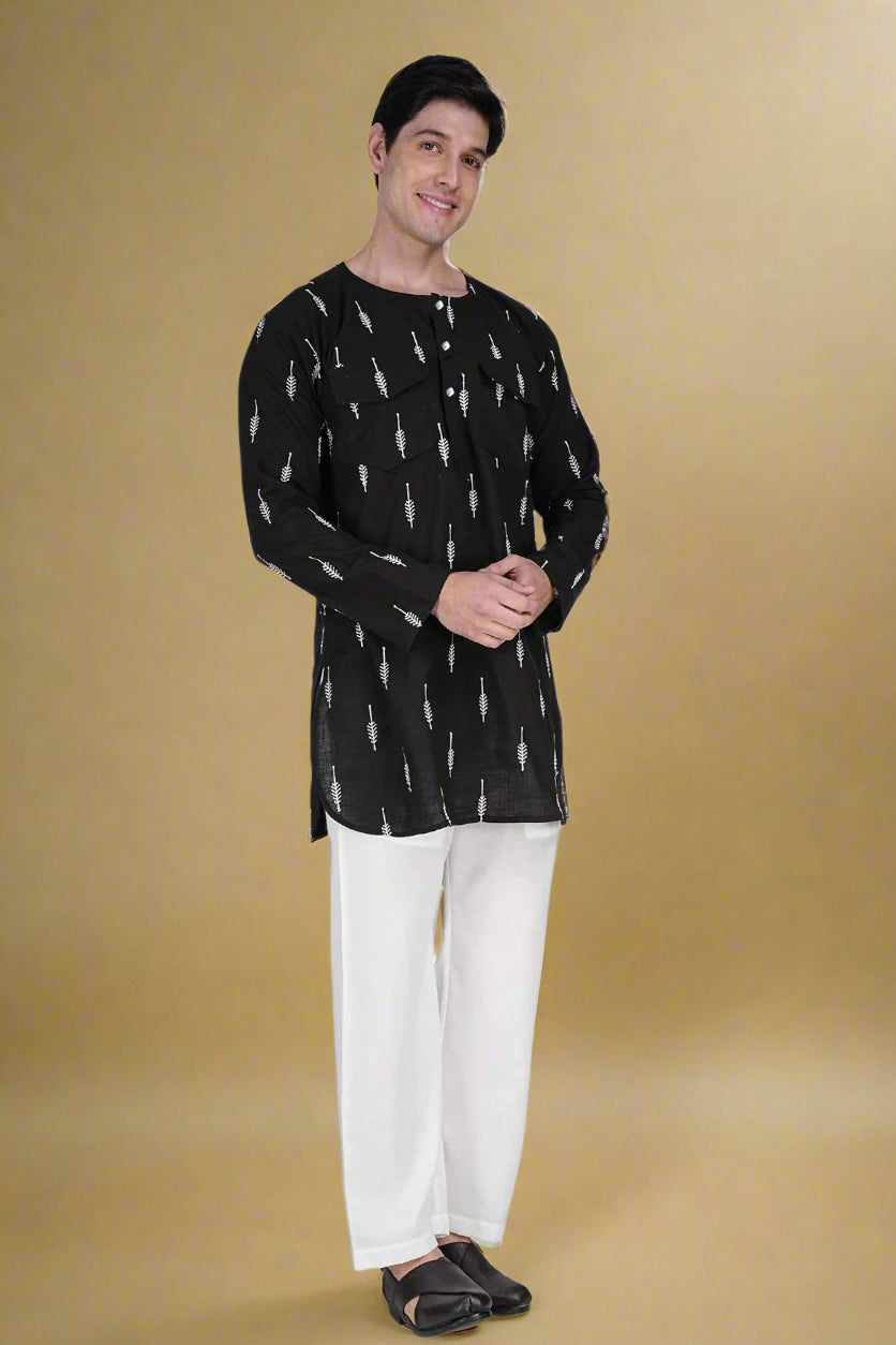 Noir Majesty Kurta Pajama Set