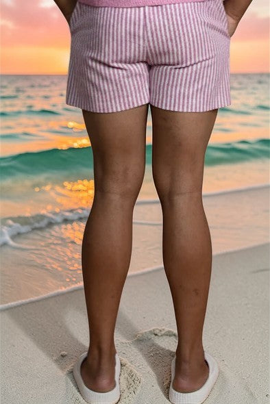 Pink Pop Sleeveless Shorts