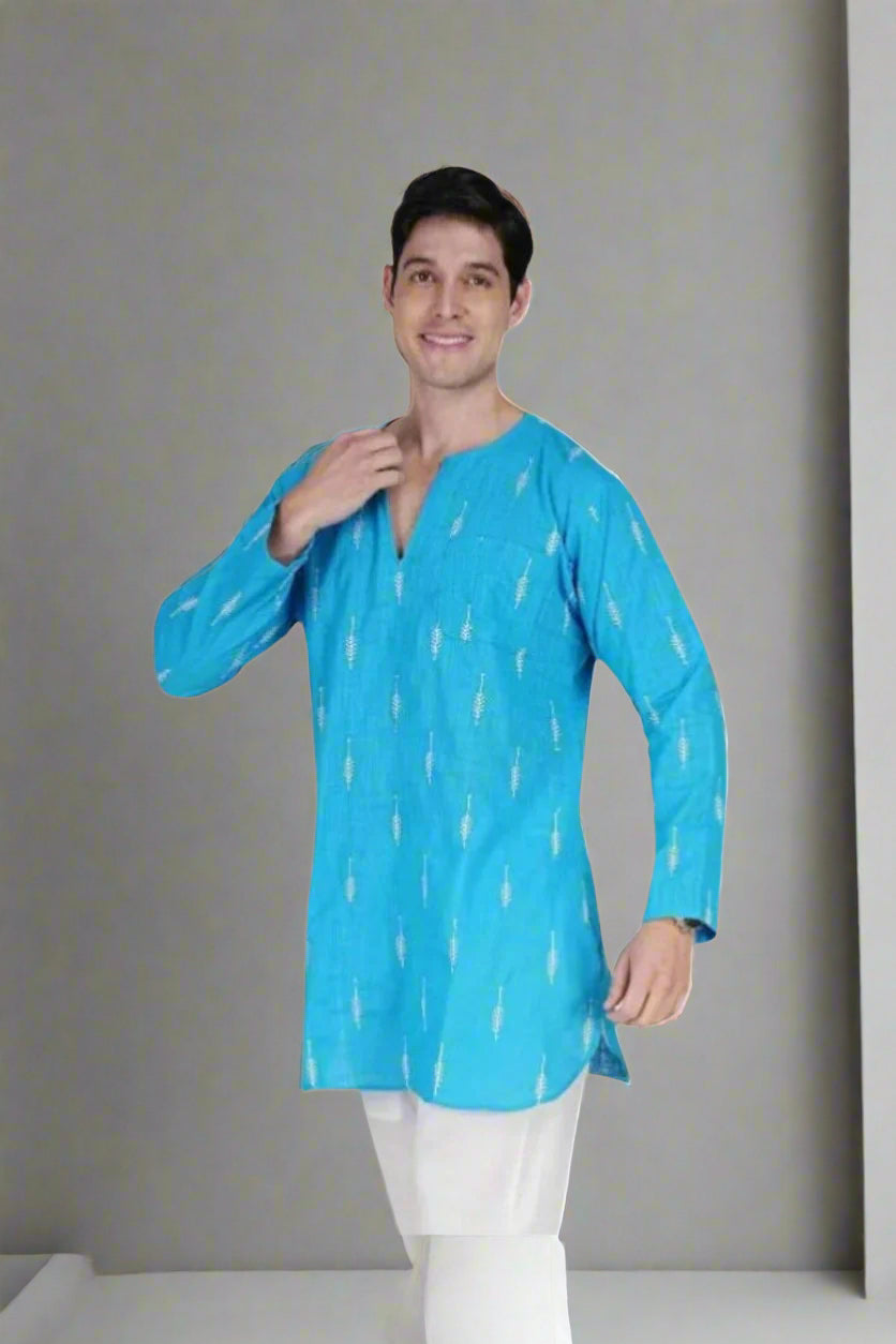 Turquoise Blue Kurta