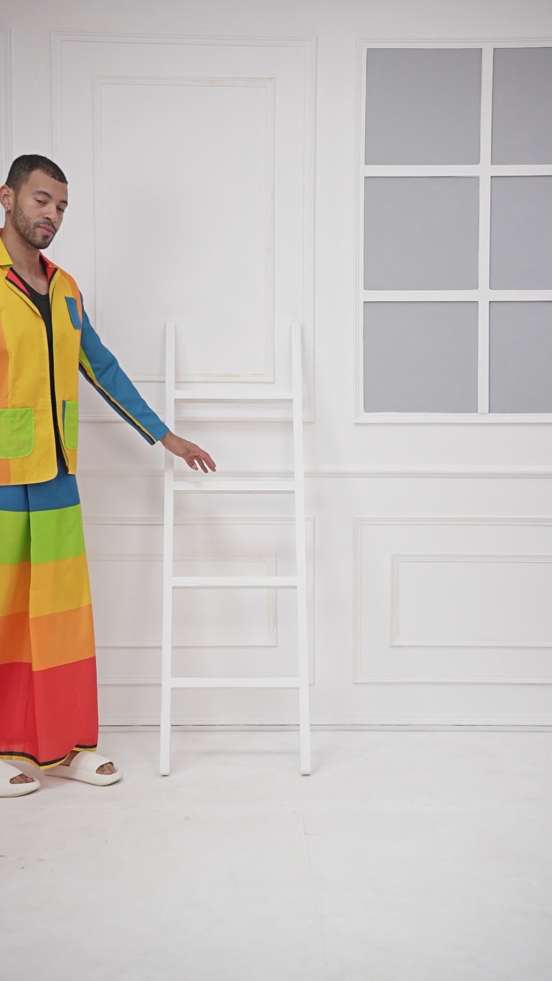 Color Splash Blazer Pajamalungi Set