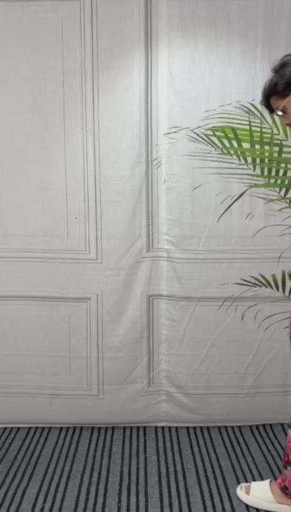 Men Abstract Brushstroke Print Pajamalungi