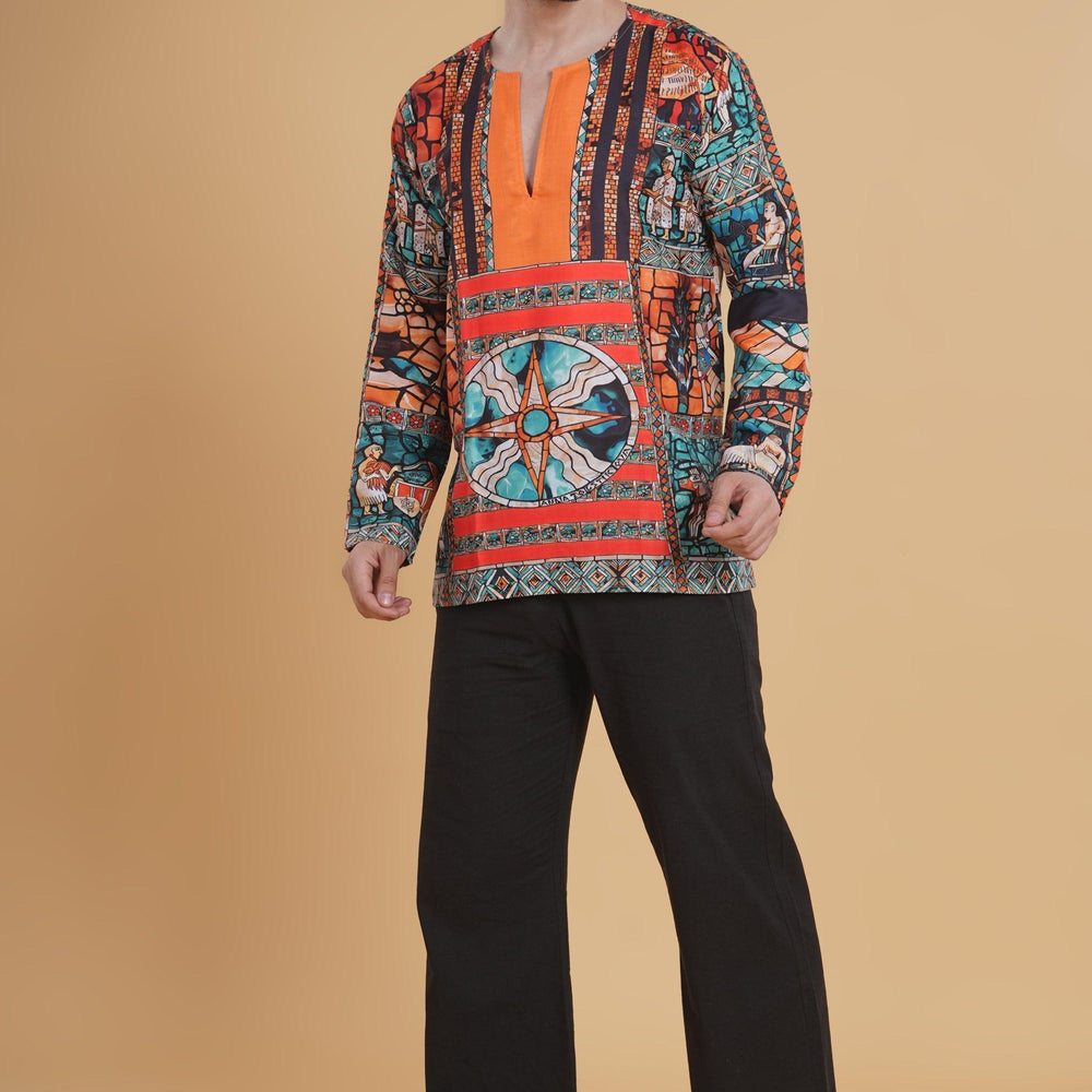 Boho Tribal  Vibe Kurta Pajama set