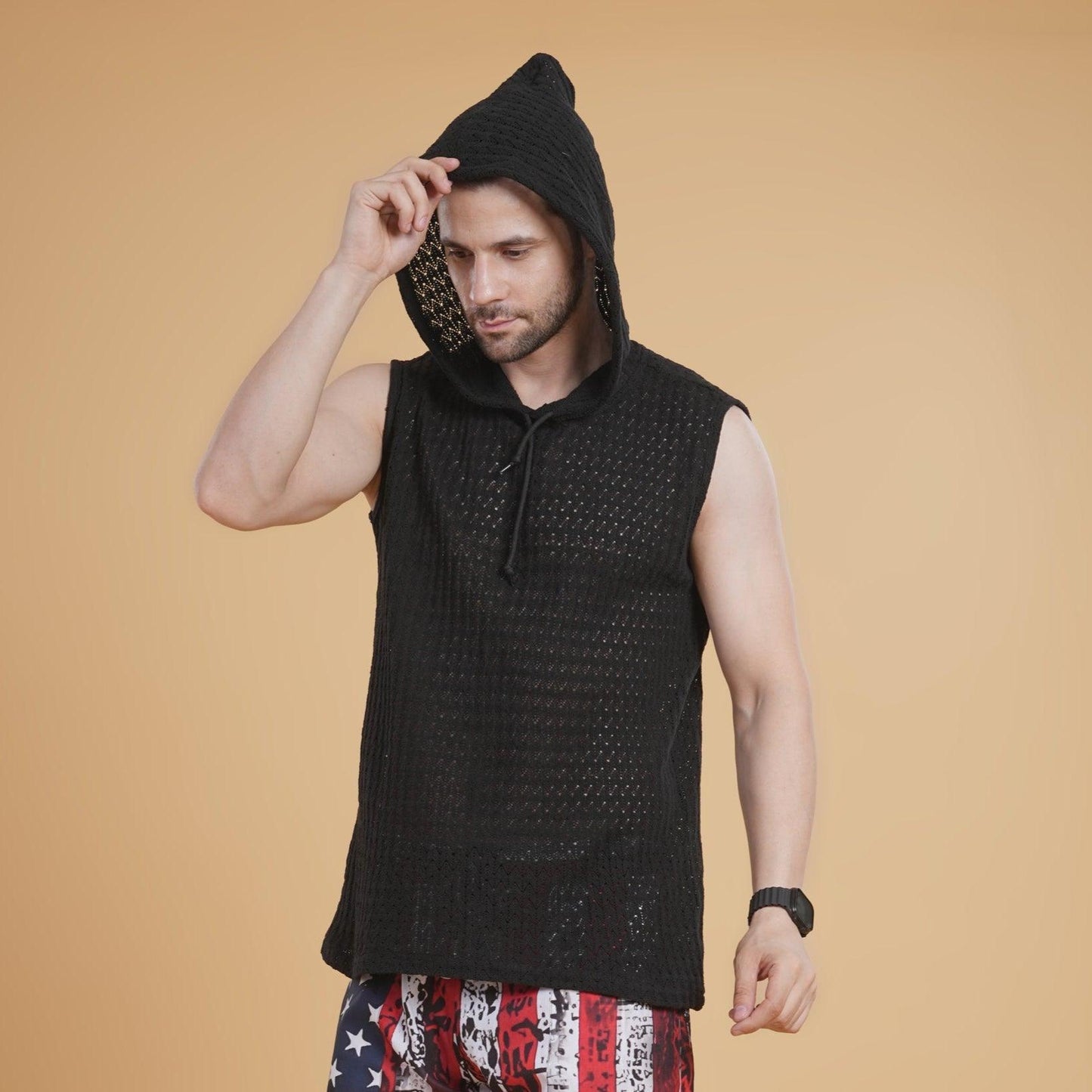 Star & Stripe printed Short