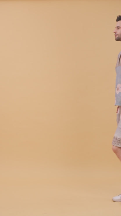 Island Bloom Crochet Short