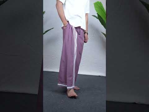 Plum Classic Stripe Heritage Lungi