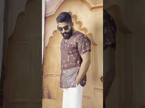 Men Silk Coffe Brown Colour Kurta.