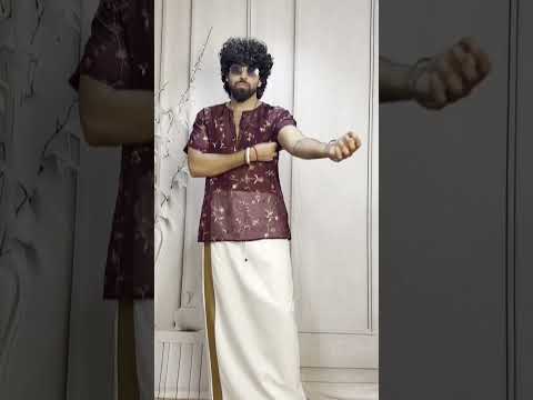 Men White Color With Copper Zari Stripe Pajamalungi