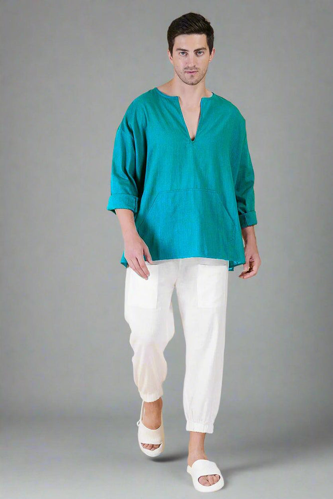 
                      
                        Deep Teal Off Shoulder Kurta Pajama Set
                      
                    