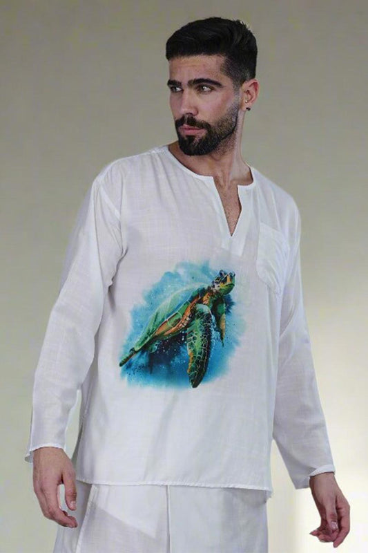 Tortoise print Kurta